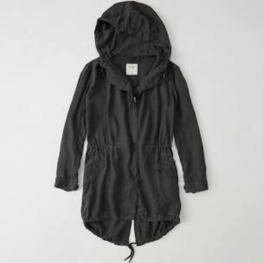 Abercrombie & Fitch Dark Grey Parka